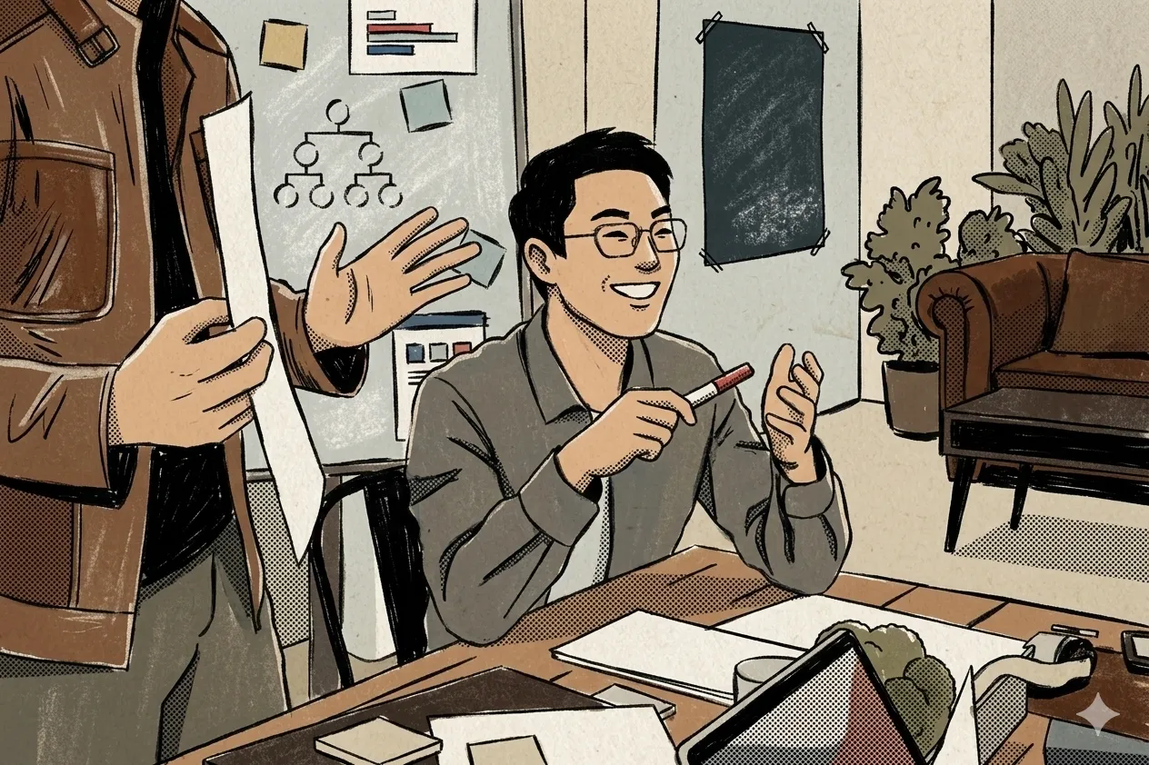 Illustration of scaling customer service from solo founder to team
